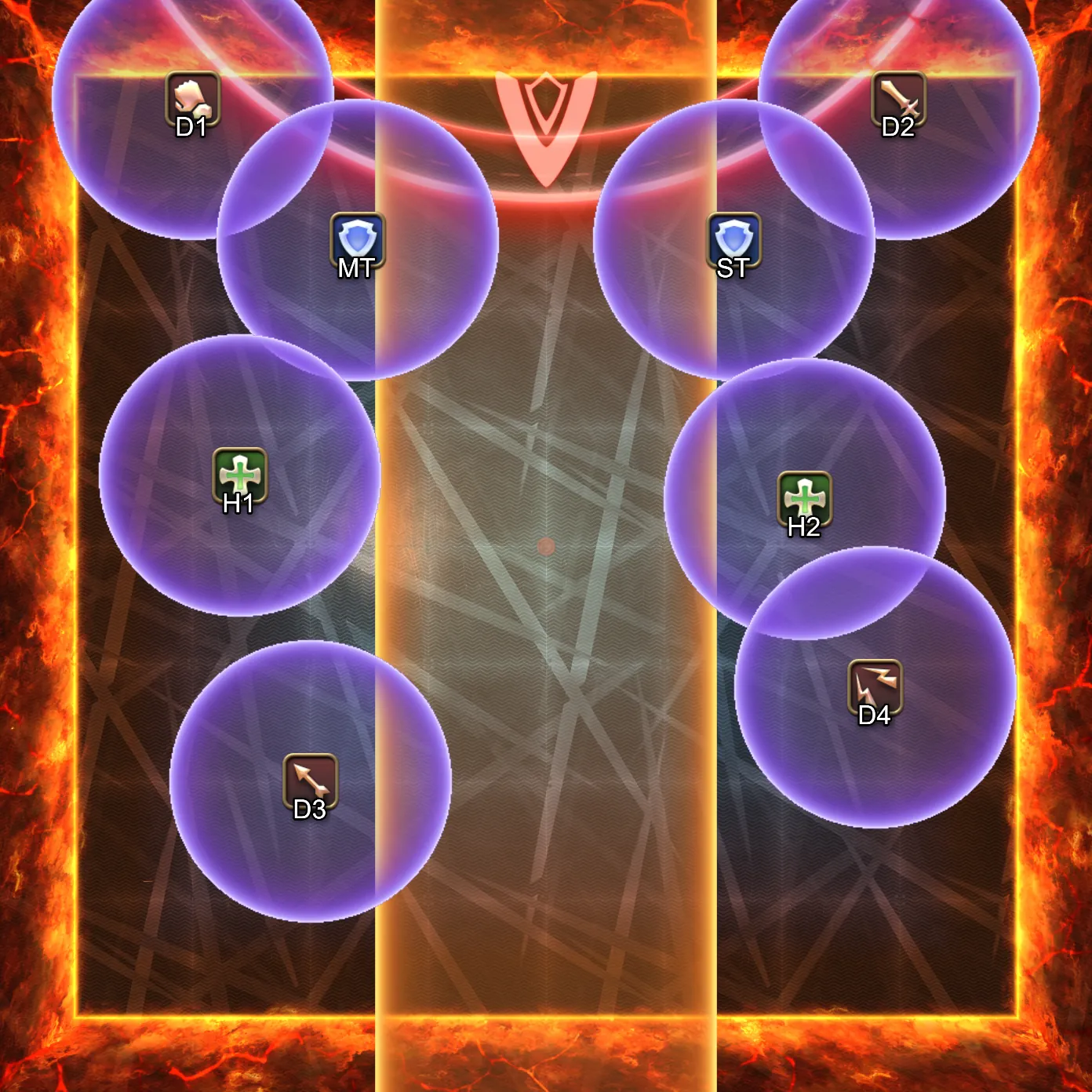 常规分散站位，安全空间更足